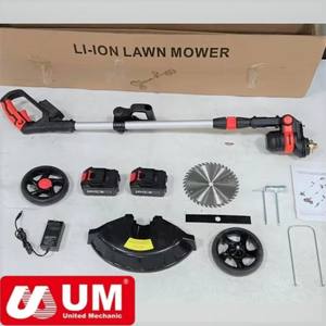 <span class=keywords><strong>UM</strong></span> Brushed pemotong rumput baterai Lithium 24v tanpa kabel, pemotong rumput taman elektrik kecil - Product Image 2