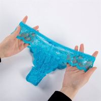 Sous-vêtements sexy pour femmes et filles, culottes ouvertes, modèles de lingerie, dentelle transparente, string, slip femme