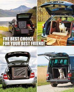 HOT SALE Lightweight 31"Lx35"Wx25"H Customized Special Hatchback <b>Car</b> &Home Dog Box Foldable <b>Inflatable</b> Travel Dogbox T-M Collaps - Product Image 6