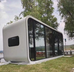 Nhà di động sang trọng 20ft 40ft kiểu Apple Cabin, nhà nhỏ lấy cảm hứng từ phong cách Tiny <span class=keywords><strong>House</strong></span>, vận chuyển container thép kiểu Apple Cabin, sử dụng làm nhà ở ngoài trời, khách sạn - Product Image 4