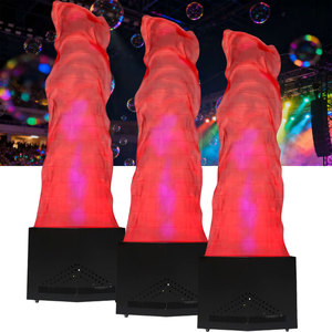 เครื่องสร้างเปลวไฟเทียม RGB LED ไฟเปลวไฟสำหรับตกแต่งเวที เหมาะสำหรับงานฮาโลวีน คริสต์มาส ปาร์ตี้ คอนเสิร์ตสด - Product Image 1