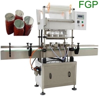 Machine de scellage thermique automatique sans capuchon pour canettes, bouteilles, barils, emballages de boissons, d'aliments et de produits chimiques