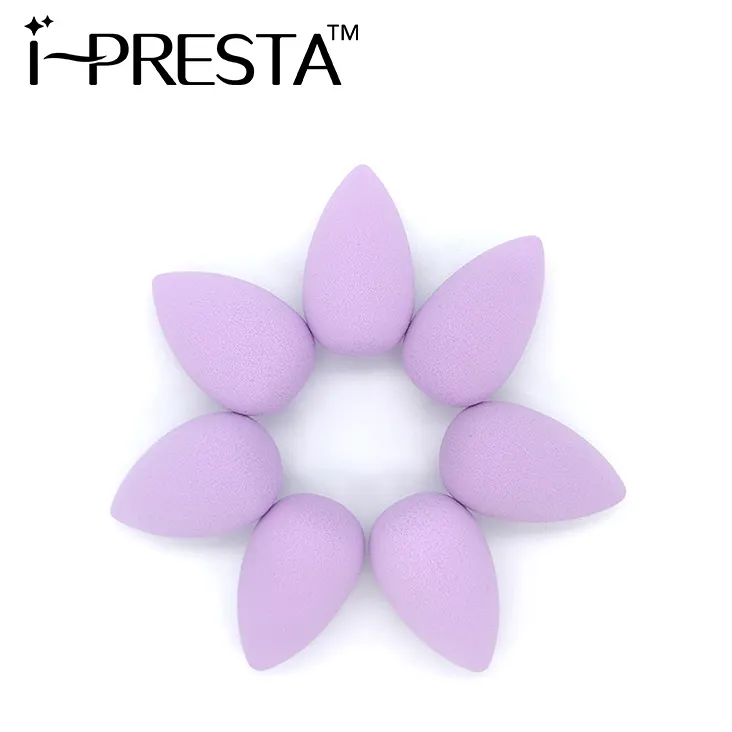 Drop Shipping Super Soft Purple Mini Cosmetics Puff Makeup Sponges