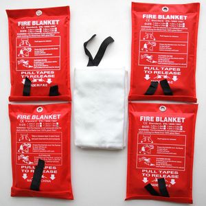 Prezzo basso resistente ad alta temperatura sopravvivenza di emergenza in fibra di vetro coperta antincendio per la cucina - Product Image 6