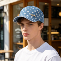 Nouvelle Casquette de Baseball Ethnique de Luxe à Rayures, Motifs Léopard/Points, en Velours, Broderie 3D, Visière Courbée Effet Vieilli, 100% Coton, Qualité Originale
