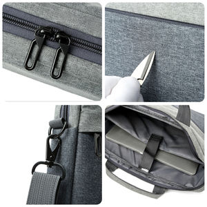 बड़ी क्षमता उच्च गुणवत्ता वाले पॉलिएस्टर कस्टम लैपटॉप बैग सेल फोन व्यापार फैशन दूत यूनिसेक्स एंटी चोरी वाटरप्रूफ वाटरप्रूफ - Product Image 4