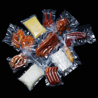 Pochette de cornue en nylon sac en plastique sous vide transparent emballage alimentaire sacs de scellage sous vide thermoscellage stockage sacs de congélateur