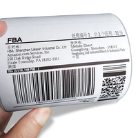 Etiqueta de Transferencia Térmica Personalizada Premium de 100 mm y 150 mm, Papel Autoadhesivo de Goma Termofusible TTR para Impresora de Códigos de Barras, Logística Minorista