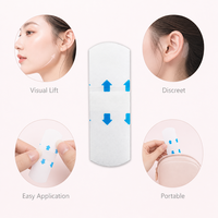 Bande de lifting facial invisible et transparente pour le visage, bandes de lifting pour la ligne du menton en V
