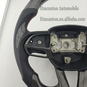 พวงมาลัยรถยนต์ Dodge Challenger แบบคาร์บอนไฟเบอร์เจาะรูหุ้มหนังแท้ คุณภาพดี ราคาพิเศษ - Product Image 3