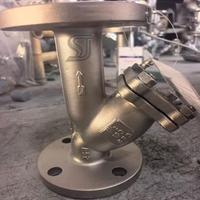 Filtro de Gas Tipo Y de Acero Inoxidable/Acero al Carbono con Conexión de Superficie de Sellado de Brida RF API ASME B16.34
