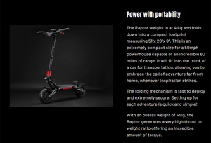 Scooter Eléctrico Yume de Doble Motor 3000W *2 para Adultos, 60V 27Ah, 80Km/H, 90Km de Autonomía - Product Image 3