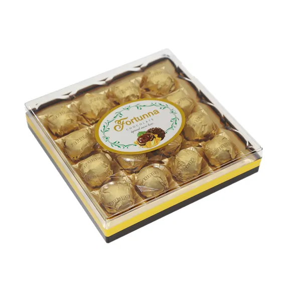 Fortunna उपहार बॉक्स कुकीज़ चॉकलेट वेफर गेंद के साथ लेपित थोक में थोक