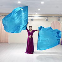 Drapeaux de louange pour activités religieuses et spectacles sur scène en extérieur, drapeaux de culte en forme d'ailes d'ange semi-circulaires pour la danse de louange en église