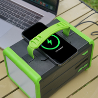 Station d'alimentation portable 120000mah/384wh Batterie LiFePo4 sûre et longue durée de vie pour une utilisation en cas d'urgence en extérieur