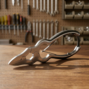 Coupe-ongles professionnel en acier au carbone robuste à tête droite, manche long, pour podologie, à pointe droite et à mâchoires larges, en boîte - Product Image 5