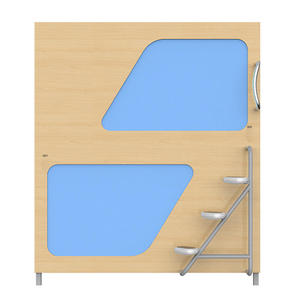 Cama de Hostal juvenil Literas superiores e inferiores <span class=keywords><strong>para</strong></span> apartamento Cápsula de ahorro de espacio Cama alta y baja <span class=keywords><strong>para</strong></span> escuelas Hoteles Camas multifuncionales - Product Image 5