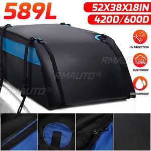 Sac de toit universel pour voiture, grand format, imperméable, protégé contre les UV, 132x97x46cm, pour transporter des bagages, des marchandises, des voyages, pour les véhicules SUV - Product Image 1