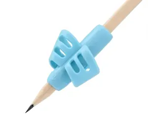 Porte-crayon d'écriture pour enfants enfants apprennent la pratique Silicone Pen SIDA Crayon Grip