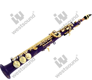 Venta al por mayor, Práctica Profesional, rendimiento, Saxofón púrpura, Saxofón <span class=keywords><strong>Soprano</strong></span> - Product Image 2