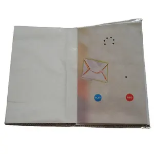 self-recordable DIY VOICE message thank you card/Christmas audio greeting card