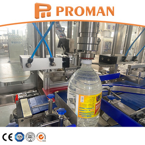 Usine de remplissage et d'embouteillage d'eau pure industrielle pour fûts en plastique de 3 à 10 L avec embouchures de 45 et 48 mm - Product Image 5