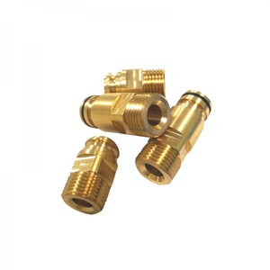 Pièces tournées sur mesure en laiton, composants métalliques usinés sur tour CNC avec services d'électroérosion à fil et de brochage - Product Image 2