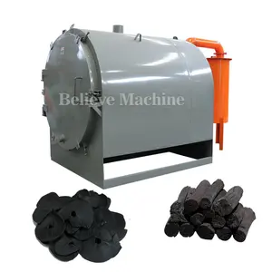 Self-ignite Carbonization Oven High Profit Movable Woody Furnace Date Pit Carbonization Furnace