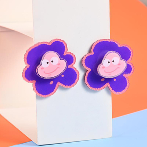 Aimants de réfrigérateur rotatifs en acrylique, étanches et réutilisables, au design moderne et mignon de dessins animés, avec motifs floraux amusants, décoratifs et personnalisables, vente en gros - Product Image 2