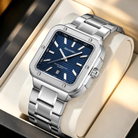 Reloj de Pulsera de Lujo SKMEI 9403 con Movimiento de Cuarzo, Resistente al Agua 3ATM, Reloj de Negocios para Hombre con Elegante Correa de Acero Inoxidable