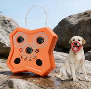 Oplaadbaar ultrasoon <span class=keywords><strong>anti</strong></span>-blaf apparaat met automatische detectie, waterdichte blafcontroletrainer voor honden binnen/buiten - Product Image 1