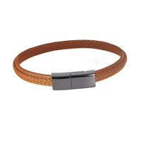 Focus Portable en cuir Mini USB Bracelet câble de charge de données téléphone portable portable Type C Bracelet de charge