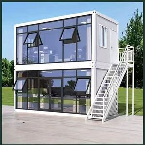 Casa Contenedor Modificada con Pared de Vidrio Rectangular, Diseño Moderno, Oficina, Dormitorio - Product Image 4