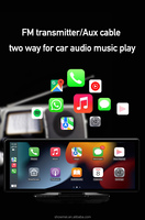 Monitor de Coche IPS de 10.26 Pulgadas Compatible con Carplay Inalámbrico, Android Auto, Navegación, Mirror Link, Imagen de Reversa OEM, Pantalla Táctil Portátil
