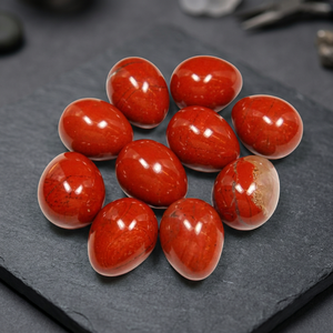 Oeufs d'agate de jaspe rouge en vrac en gros artisanat en cristal naturel roches Reiki minéraux gemme jade Feng Shui améthyste pierre précieuse - Product Image 2