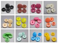 Boutons à pression personnalisés en plastique et résine écologiques avec finition brillante/mate, forme ronde/étoile pour accessoires vestimentaires - Marque FJA