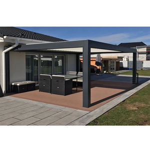 High Quality Luxury Villa Living Room Garden Gazebo <b>Pavilion</b> Outdoor Shade Aluminium Alloy Motorized Pergola - Product Image 5