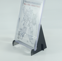Support de bande dessinée noir Premium Choice élégant anti-poussière pour présenter la collection de bandes dessinées affichage à la maison