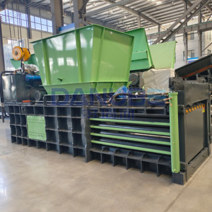 Durable Plastic Packaging Film Horizontal Hydraulic Baler Machine Plastic Film Baling Equipment - Product Image 2