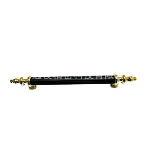 Tirador de aluminio para armario, color negro y dorado, diseño contemporáneo, tirador duradero para gabinete - Product Image 5