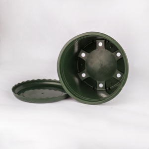 Pots de <span class=keywords><strong>fleurs</strong></span> ronds en plastique de <span class=keywords><strong>grande</strong></span> <span class=keywords><strong>taille</strong></span> avec plateau, sortie d'usine, meilleurs pots de <span class=keywords><strong>fleurs</strong></span> en plastique de 2022 - Product Image 2
