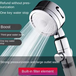 Cabezal <span class=keywords><strong>de</strong></span> Ducha Extra Grande <span class=keywords><strong>de</strong></span> Alta Presión, <span class=keywords><strong>de</strong></span> Doble Cara y con Control con una Sola Mano, para Baño y Accesorios <span class=keywords><strong>de</strong></span> Grifo - Product Image 3