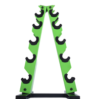 Support de fitness pour haltères, arbre vertical en acier et métal avec logo personnalisé, support de rangement hexagonal large pour haltères