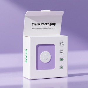 Custom Popular USB Cable Paper Box Biodegradable Music Speakers Packaging Box Digital Printing Electronics Paper Boxes - Product Image 4