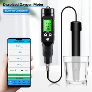 Hedao BLE-9100 Blue Tooth backlight High Precision Electrode Dissolved Oxygen Meter DO meter 0.0-30.0 mg/L