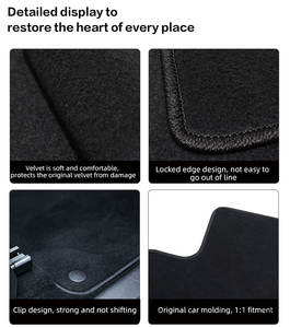 SONSANG Car Interior Carpet <span class=keywords><strong>con</strong></span> 5d Mat Custom Set Floor Foot Car Interior Carpet - Product Image 2