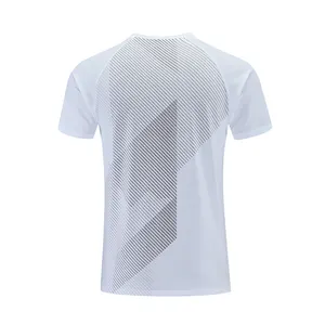 Camiseta de manga corta para hombre, traje deportivo de secado rápido para entrenamiento de estudiantes