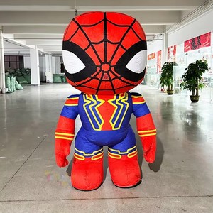 Costume da Mascotte in Peluche Fatto a Mano <span class=keywords><strong>di</strong></span> Alta Qualità, Costume Gonfiabile da Spider-Man per Adulti, Costume Personalizzato per Cosplay e Pubblicità - Product Image 4