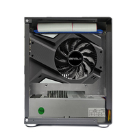 Carcasa de Ordenador Pequeña para PC Mini ITX, Chasis de Servidor de Aluminio K39 con Unidad de Disco Duro de 2,5 Pulgadas