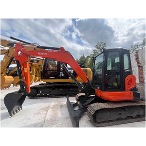 Mini-excavatrice sur chenilles Kubota KX163 d'occasion, d'origine japonaise, 5,6 tonnes, bon état - Product Image 1